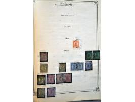 collectie met betere exemplaren en series w.b. België en Great Britain, in Yvert album