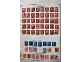 collectie met betere exemplaren en series w.b. België en Great Britain, in Yvert album