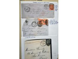 collectie met betere exemplaren en series w.b. België en Great Britain, in Yvert album