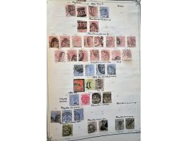 collectie met betere exemplaren en series w.b. België en Great Britain, in Yvert album