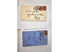 collectie met betere exemplaren en series w.b. België en Great Britain, in Yvert album