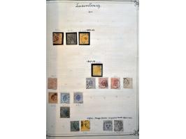 collectie met betere exemplaren en series in Yvert album