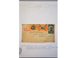 luchtpost collectie poststukken 1921-1931, totaal ca. 58 ex. w.b. Zeppelin, Scadta, Do. X., etc. met veel betere ex., mooi op