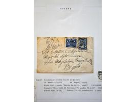 luchtpost collectie poststukken 1921-1931, totaal ca. 58 ex. w.b. Zeppelin, Scadta, Do. X., etc. met veel betere ex., mooi op
