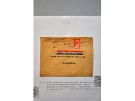 luchtpost collectie poststukken in, van en naar de Caraïben 1925-1946, totaal ca. 270 ex. met veel betere ex. w.b. Curaçao, S