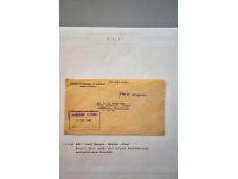 luchtpost collectie poststukken in, van en naar de Caraïben 1925-1946, totaal ca. 270 ex. met veel betere ex. w.b. Curaçao, S