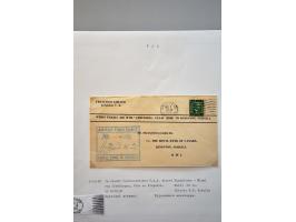luchtpost collectie poststukken in, van en naar de Caraïben 1925-1946, totaal ca. 270 ex. met veel betere ex. w.b. Curaçao, S