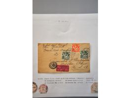 luchtpost collectie poststukken in, van en naar de Caraïben 1925-1946, totaal ca. 270 ex. met veel betere ex. w.b. Curaçao, S