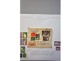 luchtpost collectie poststukken in, van en naar de Caraïben 1925-1946, totaal ca. 270 ex. met veel betere ex. w.b. Curaçao, S