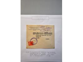 luchtpost collectie poststukken in, van en naar de Caraïben 1925-1946, totaal ca. 270 ex. met veel betere ex. w.b. Curaçao, S
