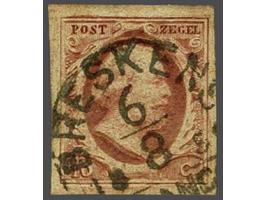 Breskens (Ey 175) op 10 cent dofrood plaat V, pracht ex. Voor dit lastige stempel een prima afdruk!