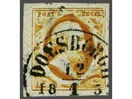 Doesborgh B (Ey 250) op 15 cent donkeroranje, pracht ex. (vlekje achterzijde)