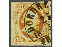 Dordrecht B (Ey 250) op 15 cent donkeroranje pos. 57, pracht ex.
