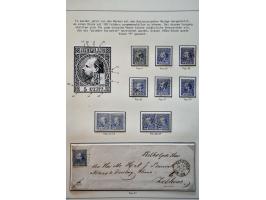 Gespecialiseerde collectie w.b. tandingen, typen, grotere eenheden, moederblokreconstructies, plaatfouten, enkele poststukken