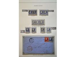 Gespecialiseerde collectie w.b. tandingen, typen, grotere eenheden, moederblokreconstructies, plaatfouten, enkele poststukken