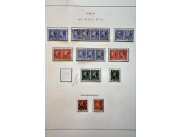 Gespecialiseerde collectie w.b. tandingen, typen, grotere eenheden, moederblokreconstructies, plaatfouten, enkele poststukken