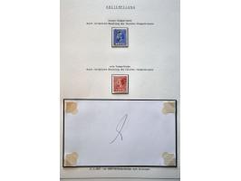 Stempels, collectie met o.a. administratieve stempels, puntstempels, halfrond-franco, franco-takje w.b. betere ex. en 13 post