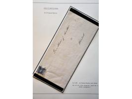 Langstempels, mooie collectie Egyptisch en grotesk van 40 losse zegels en 24 poststukken w.b. diverse ex. niet door Van Unen 