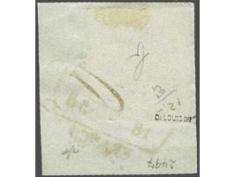 Zevenbergen B (Ey 175) op 10 cent rood plaat IV pos. 52 op fragment, pracht ex. met certificaat Dr. Louis 1989