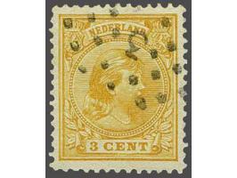 3 - Alphen - op Hangend Haar 3 cent, pracht ex., cat.w. 125