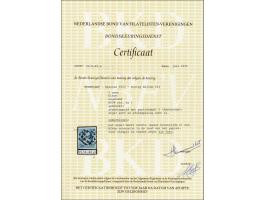 5 - Amsterdam - op 1e emissie 5 cent, pracht ex. (onbeduidend scheurtje in rand) met certificaat Ned. Bond 1995