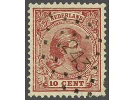 243 - Velsen - op Hangend Haar 10 cent, pracht ex., cat.w. 100