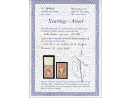 Opruimingsuitgifte 2½ op 10 gulden met certificaat Lipsius 2009, cat.w. 800
