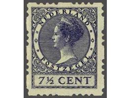 Driegaats 7½ cent violet, pracht ex. met certificaten Muis 1997, NVPH 1997 en Vleeming 2016, cat.w. 5000