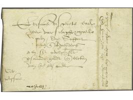 Complete brief (enige ouderdomssporen) van 28 November 1583 naar Adolphsl.(and) met geschreven Cito citisseme betalt den bode