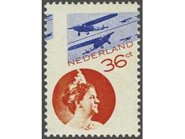 Fotomontage 36 cent met variëteit zowel horizontaal als verticaal sterk verschoven blauwdruk