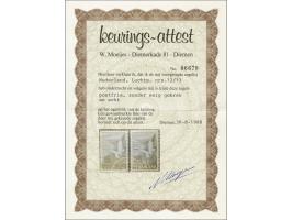 Meeuwen 15 en 25 gulden met certificaat Moeijes 1988, cat.w. 600 