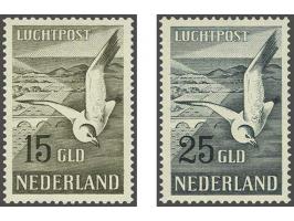 Meeuwen 15 en 25 gulden met certificaat Muis 2003, cat.w. 600