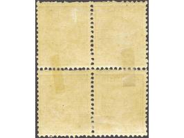 15 cent grijsbruin tanding 11½ x 12 en 12½ x 12 grote gaten in blokpaar met gecombineerde tanding, vrijwel pracht ex. (bovent