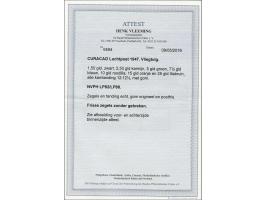 Vliegtuig 1½ t/m 25 gulden met certificaat Vleeming 2016, cat.w. 525