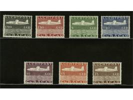 Vliegtuig 1½ t/m 25 gulden, cat.w. 525