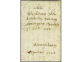 Compleet fris briefje naar Amsterdam 1641 (geen indicatie verzendplaats aanwezig), afzender grootmoeder geadresseerde, geschr