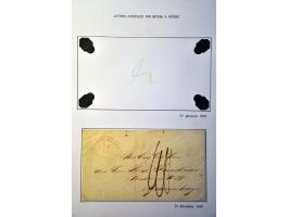 collectie voorfilatelie vanaf 1731, 48 beschreven met naamstempels en grensstempels w.b. (De) Hollande en D'Hollande in types