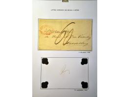 collectie voorfilatelie vanaf 1731, 48 beschreven met naamstempels en grensstempels w.b. (De) Hollande en D'Hollande in types