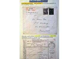Postgeschiedenis Den Helder vanaf ca.1877, ruim 500 poststukken met kleinrond, grootrond, lange balk en korte balkstempels (i