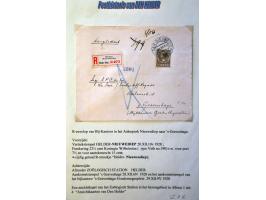 Postgeschiedenis Den Helder vanaf ca.1877, ruim 500 poststukken met kleinrond, grootrond, lange balk en korte balkstempels (i
