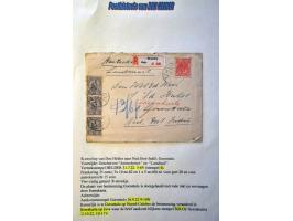 Postgeschiedenis Den Helder vanaf ca.1877, ruim 500 poststukken met kleinrond, grootrond, lange balk en korte balkstempels (i