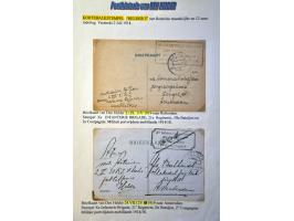 Postgeschiedenis Den Helder vanaf ca.1877, ruim 500 poststukken met kleinrond, grootrond, lange balk en korte balkstempels (i