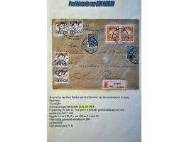 Postgeschiedenis Den Helder vanaf ca.1877, ruim 500 poststukken met kleinrond, grootrond, lange balk en korte balkstempels (i