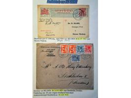 Postgeschiedenis Den Helder vanaf ca.1877, ruim 500 poststukken met kleinrond, grootrond, lange balk en korte balkstempels (i