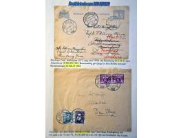 Postgeschiedenis Den Helder vanaf ca.1877, ruim 500 poststukken met kleinrond, grootrond, lange balk en korte balkstempels (i