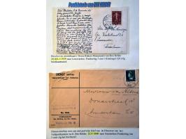 Postgeschiedenis Den Helder vanaf ca.1877, ruim 500 poststukken met kleinrond, grootrond, lange balk en korte balkstempels (i