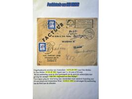 Postgeschiedenis Den Helder vanaf ca.1877, ruim 500 poststukken met kleinrond, grootrond, lange balk en korte balkstempels (i