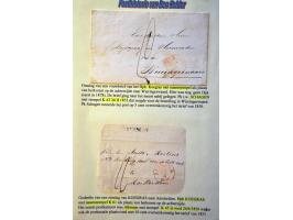 Postgeschiedenis Den Helder vanaf ca.1877, ruim 500 poststukken met kleinrond, grootrond, lange balk en korte balkstempels (i