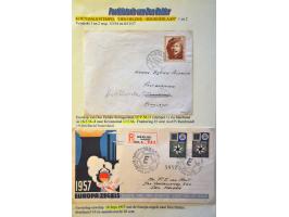 Postgeschiedenis Den Helder vanaf ca.1877, ruim 500 poststukken met kleinrond, grootrond, lange balk en korte balkstempels (i