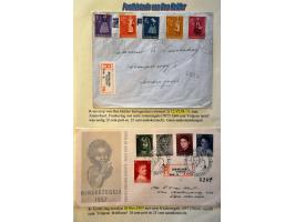 Postgeschiedenis Den Helder vanaf ca.1877, ruim 500 poststukken met kleinrond, grootrond, lange balk en korte balkstempels (i
